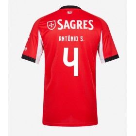 Benfica Antonio Silva #4 Hjemme skjorte 2025-26 Kortermet